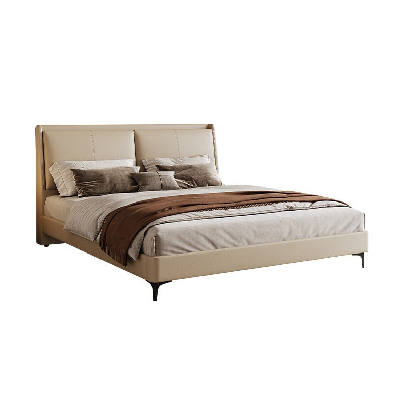 CT9153 modern simple leather bed [contact surface leather] [silent bed board]