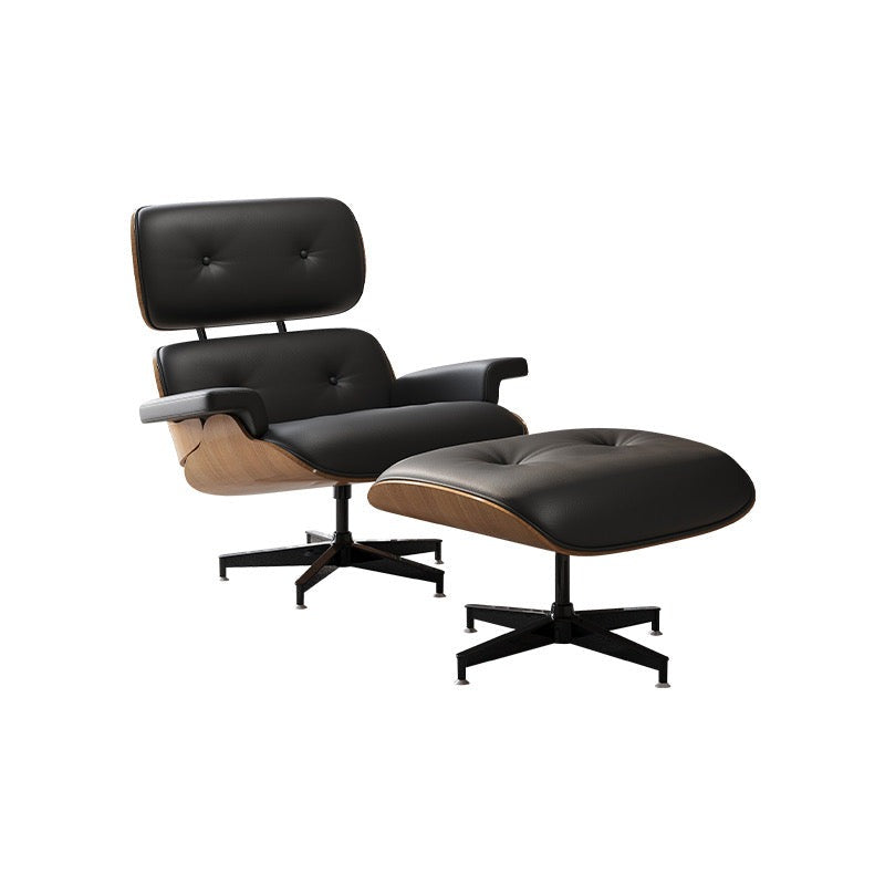 GZC2017 Eames Lounge Chair [Contact Surface Genuine Leather]