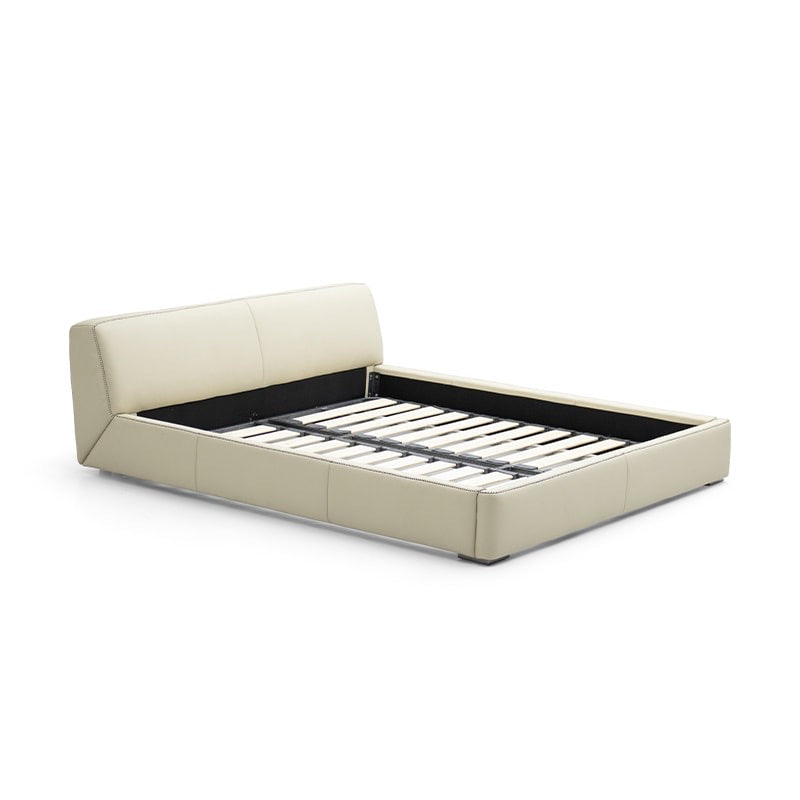 C9100 OxerNight Leather Bed [Full Leather] [Steel and Wood Laminated Frame]