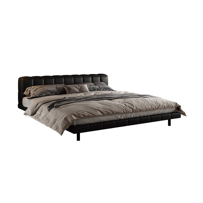 C9135 suspended bread bed [full leather bed] [steel and wood rib strips]