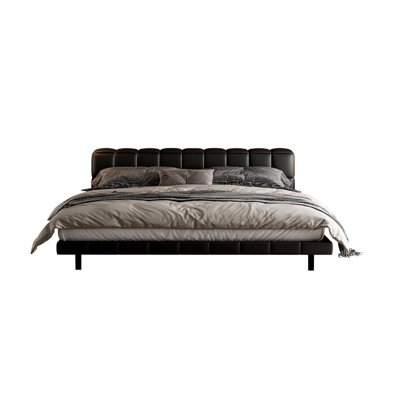 C9135 suspended bread bed [full leather bed] [steel and wood rib strips]