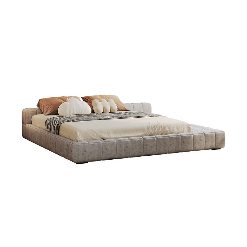 C9131 wide-sided bread bed [fabric bed] [steel and wood rib frame]