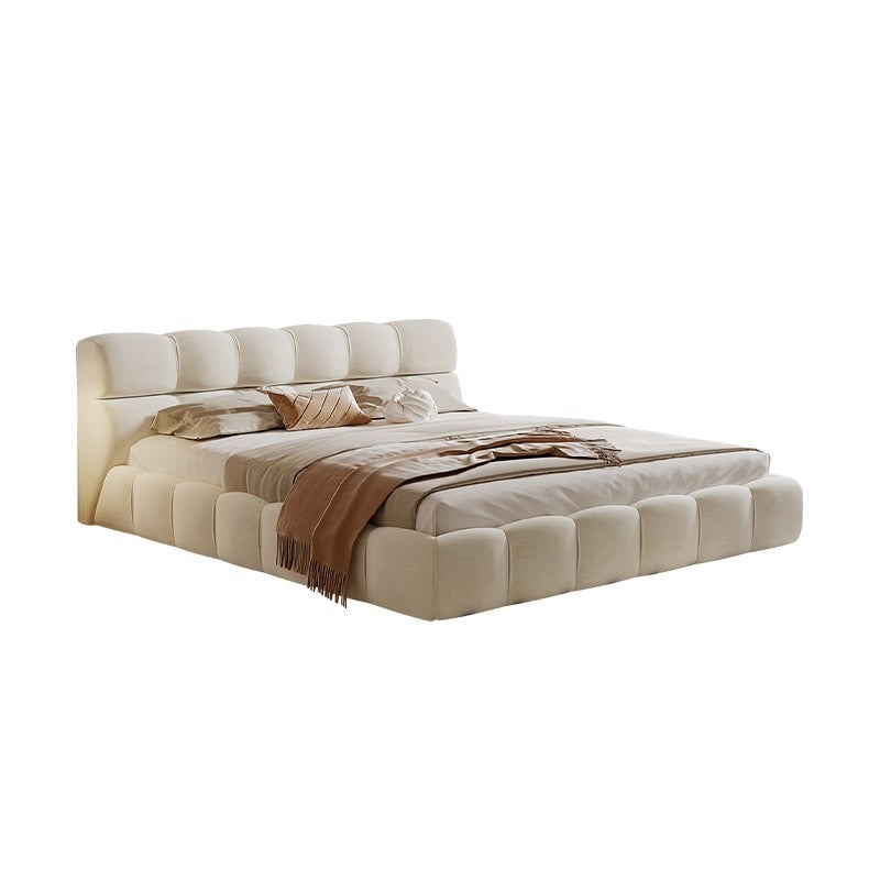 C9076 Tufty Puff Bed [fabric bed] [steel and wood lattice frame]