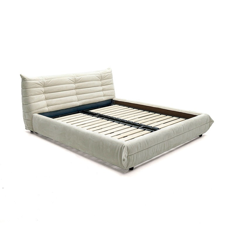 C9096 tatami bread bed [fabric bed] [steel and wood rib frame]