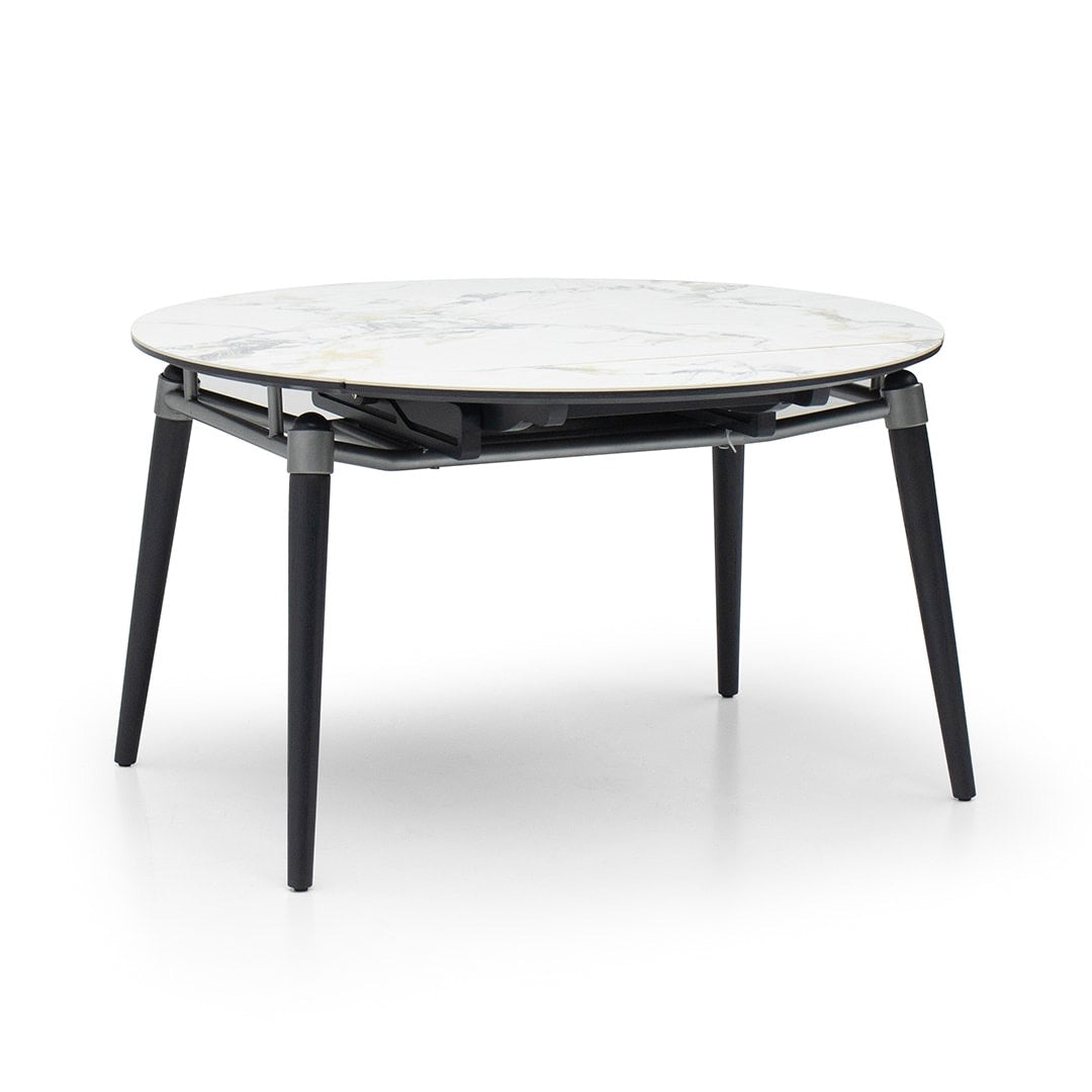 GZT5044 retractable slate round dining table