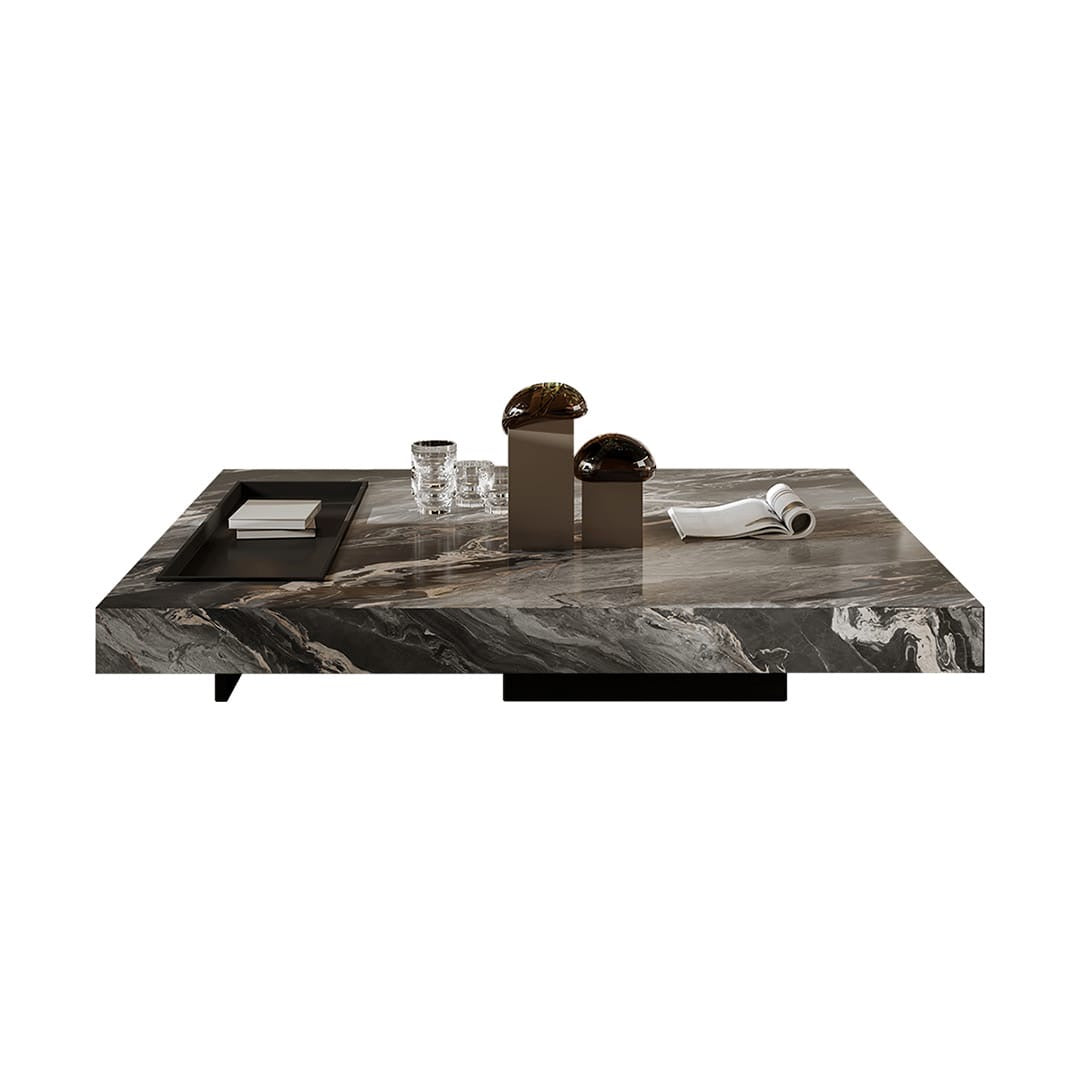 GZT7049 Venice Brown Marble Coffee Table