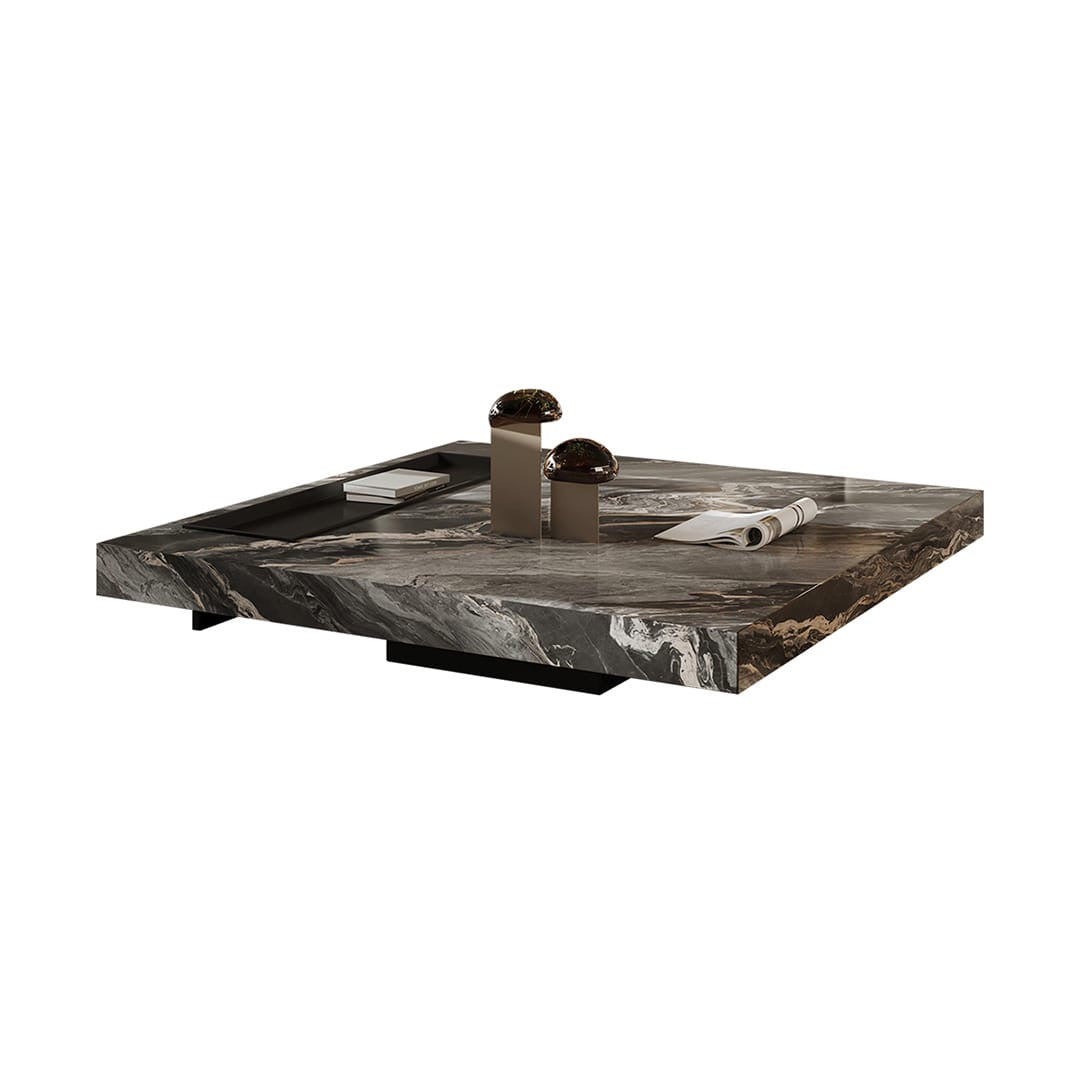 GZT7049 Venice Brown Marble Coffee Table