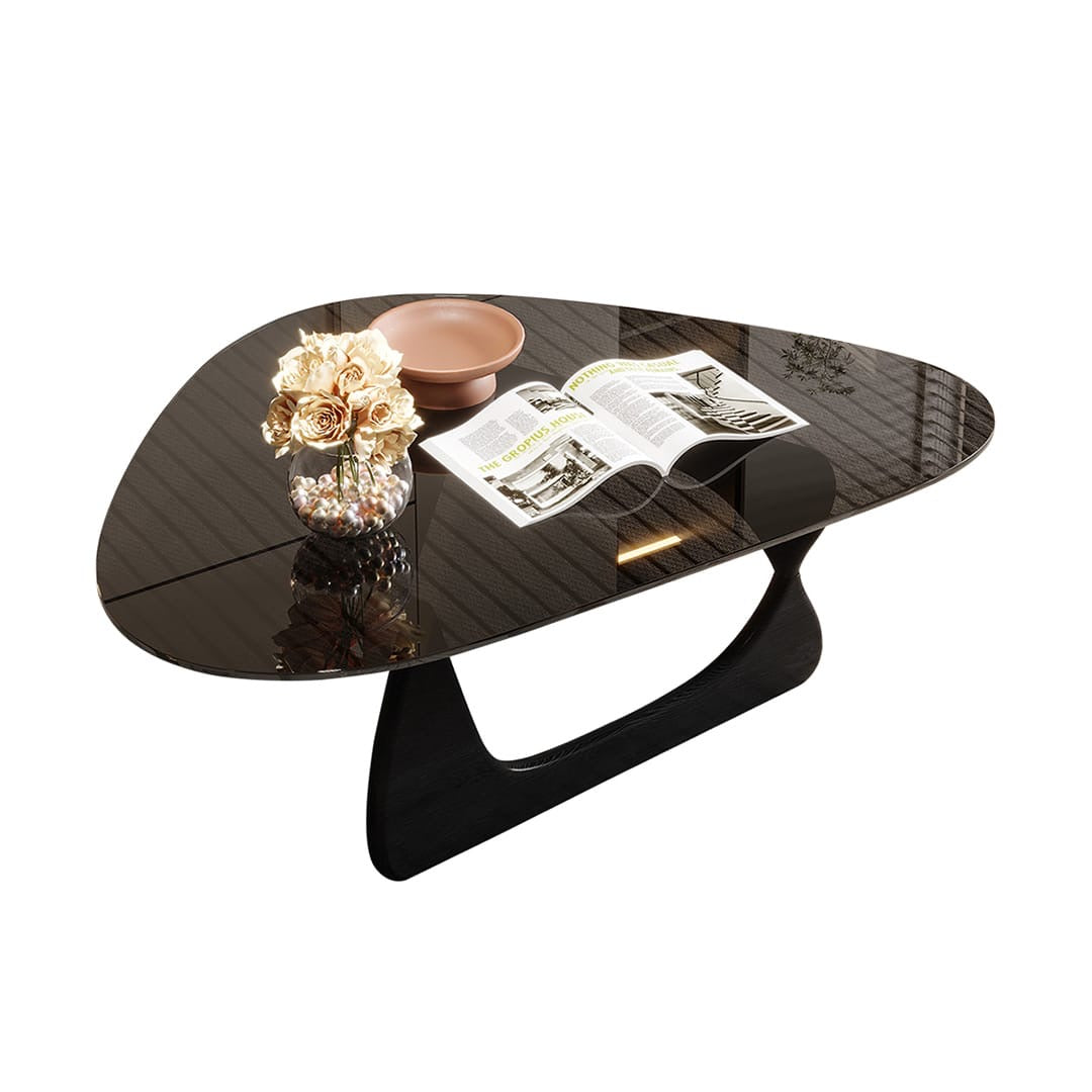 A01 glass coffee table